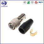 HR10A Male 12 POS Circular HRS Cable Connector For Industrial Wire Harness