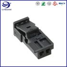 MQS 2.54mm Socket 18 - 24 AWG Black Connector For Automotive Wiring Harness