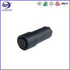 CA CM IP67 CA3LD Black Circular DIN Connectors For Electronic Wire Harness