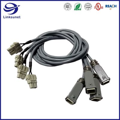 Heavy Duty Wiring Harness with Han A Hood 600V IP44 M20 Connectors