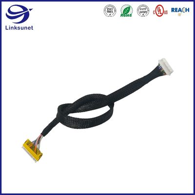 LVDS Wire Harness with DF14 1.25 mm add FI - X 1.0mm Connectors
