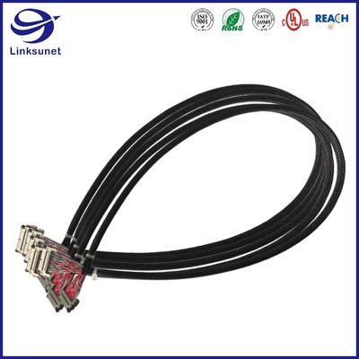 Industrial wire harness cable assembly with FX15 Plug 1mm 2Rows Connector