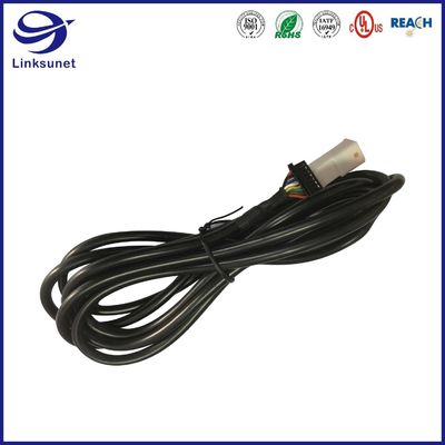 Motorcycle wiring harness with JWPT 2.0mm Plug Waterproof Connector