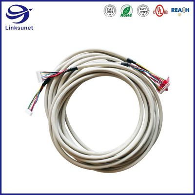 Industrial wire harness with XA 2.5mm 250V Receptacle Connectors