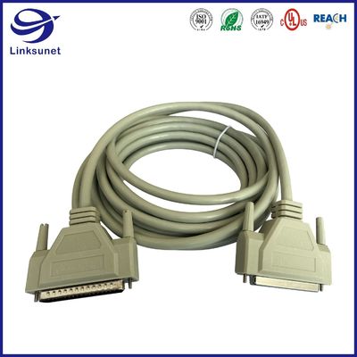 DB9 TPE Silver Male and Female Connector for Electrical Wire Harness