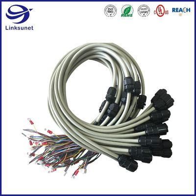 Middle 5.0mm IP67 Waterproof Connectors Wire Harness for Refrigerator