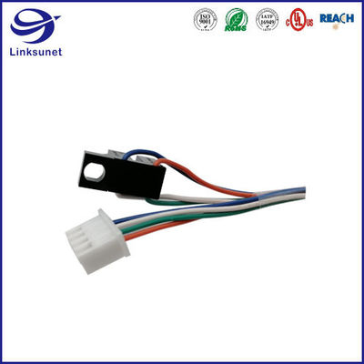 26AWG Industrial Wire Harness with PA 2.0mm 1 Row Locking Ramp Connector