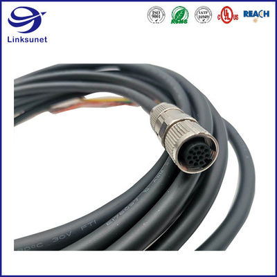 Data transmission Wire Harness with SACC Zinc Die Cast IP67 Connector