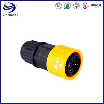Middle IP68 copper alloy Waterproof Circular Connectors For Streetlight