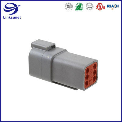DT04 PA IP68 2 Row Receptacle TE Connectivity AMP Connectors for Transmission