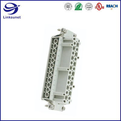 HE PC 500V Female H24B Heavy Duty Connector for Industrial Wire Harness