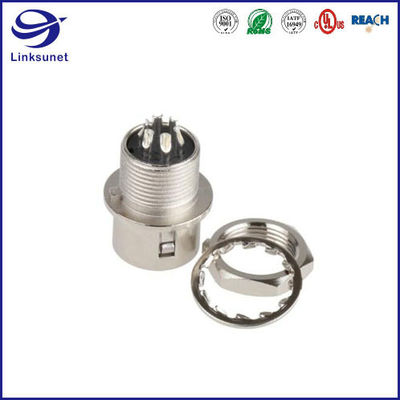 HR10A Male 12 POS Circular HRS Cable Connector For Industrial Wire Harness